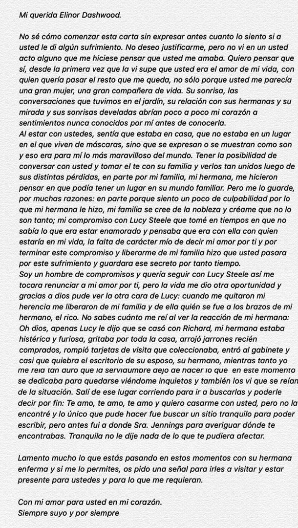 Carta de Marita - Colombia